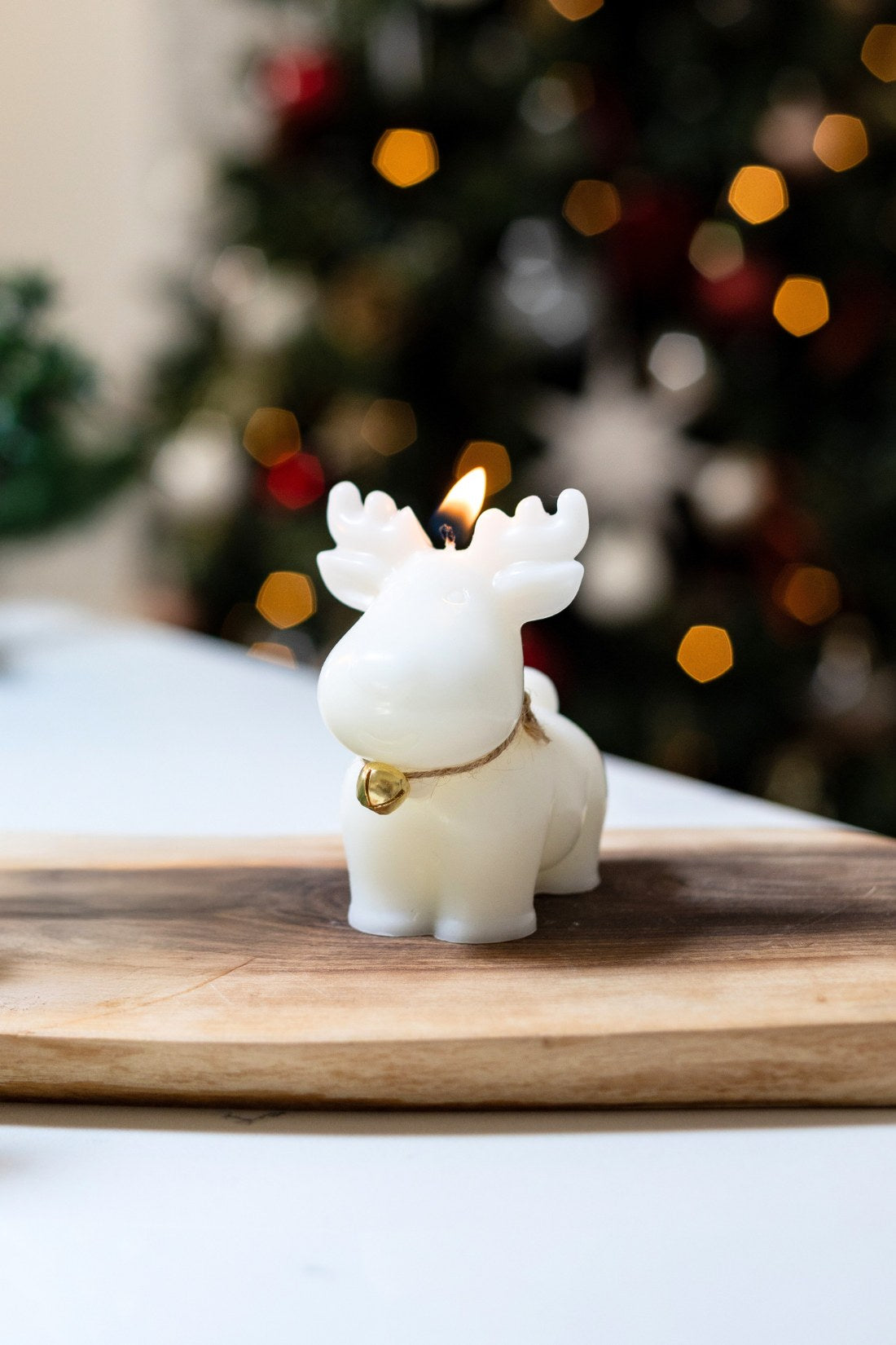 3-Piece Christmas Candle Gift Box – Pine Cone, Snow House & Chubby Reindeer