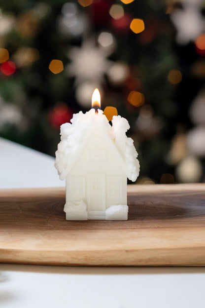 3-Piece Christmas Candle Gift Box – Pine Cone, Snow House & Chubby Reindeer