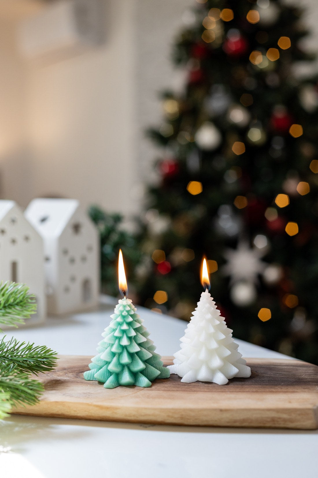 2-Piece Christmas Candle Gift Box – Christmas Trees