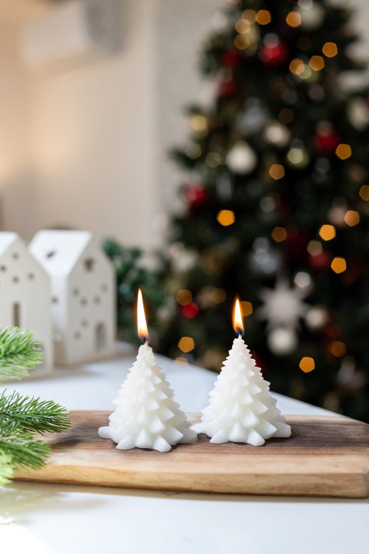 2-Piece Christmas Candle Gift Box – Christmas Trees