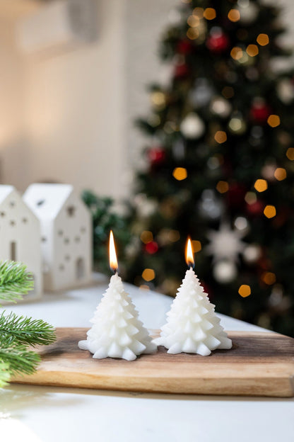 2-Piece Christmas Candle Gift Box – Christmas Trees