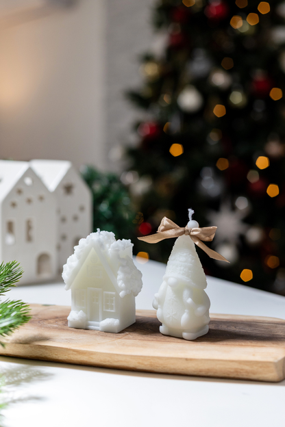 2-Piece Christmas Candle Gift Box – Snow House & Mrs. Gnome